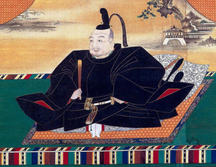 Tokugawa Ieyasu – shogun at the time of William Adams’ voyage to Japan – by Kanō Tan’yū, hanging scroll, early 17th century. GL Archive/Alamy Stock Photo.