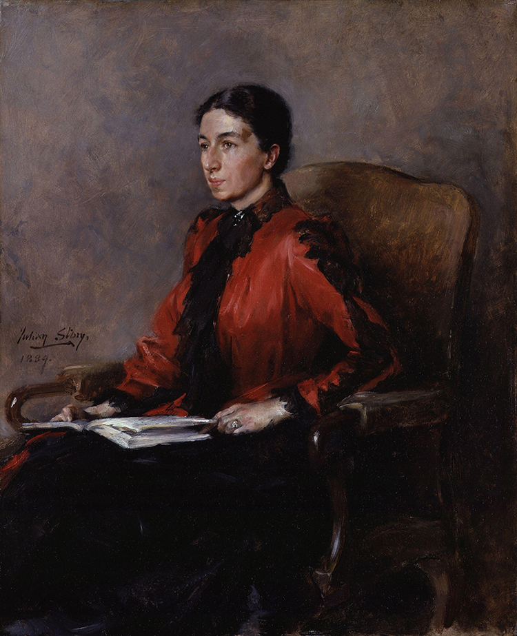 Mary Augusta Ward, by Julian Russell Story, 1889.