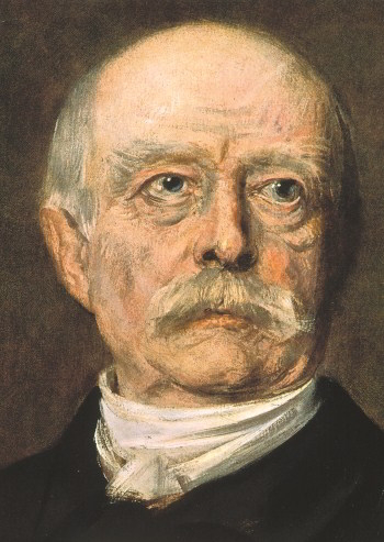 A portrait of Bismarck by Franz von Lenback, 1888.