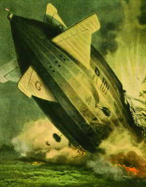 The R101 crashes at Beauvais, October 5th, 1930