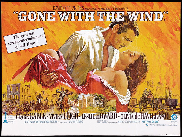 gone with the wind poster 1939