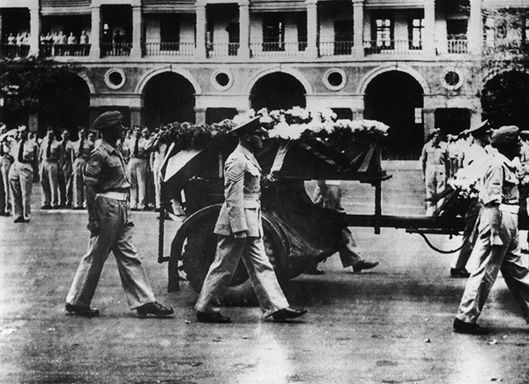 Last post: the funeral procession of Lord Moyne, Cairo, November 8th, 1944. Hulton Archive / Getty Images