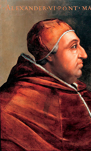 Portrait of Rodrigo Borgia as Pope Alexander VI