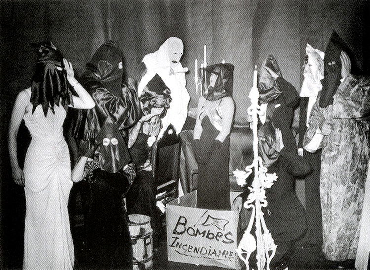 Parisian members of the Cagoule at a party celebrating the terrorist organisation's activities, December 3rd, 1937