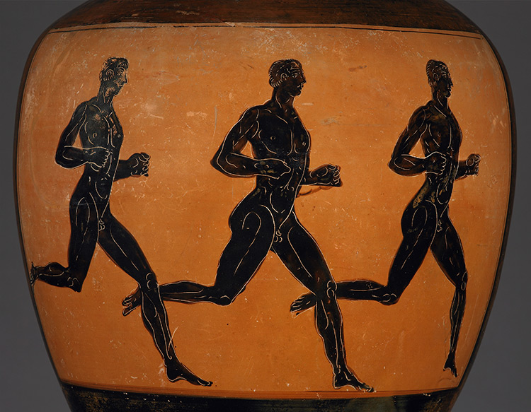 Body beautiful: Greek amphora, Attica, fourth century BC.