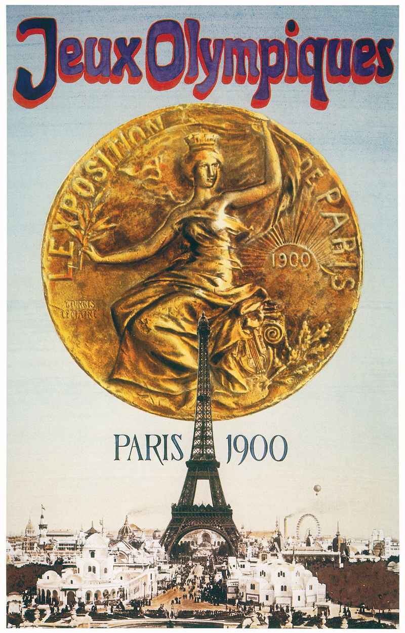 A poster for the Paris Olympics, 1900. OC Olympic Museum/Allsport/Getty Images.