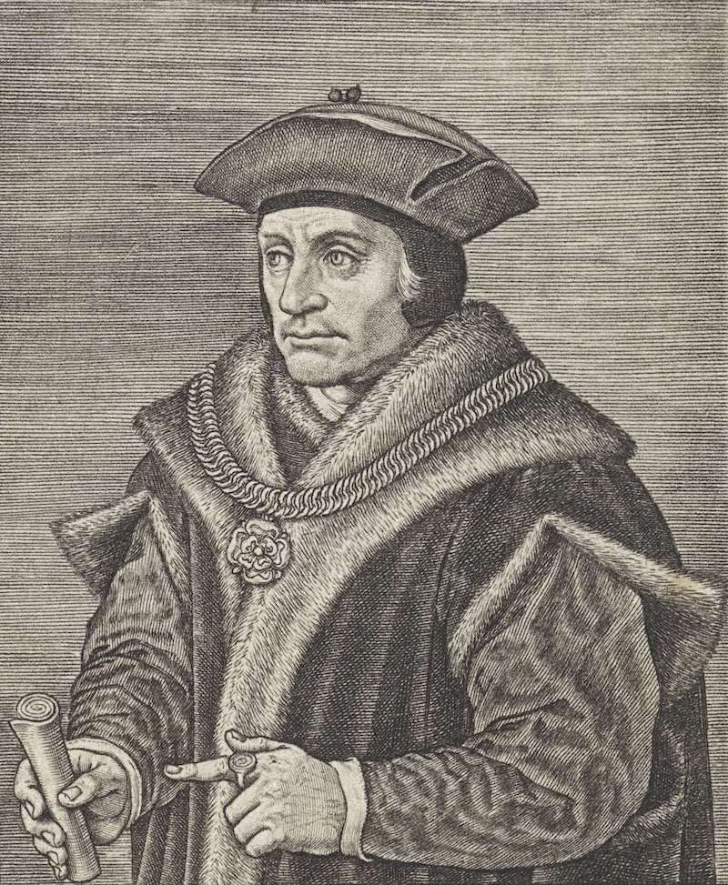 Portrait of Thomas More, after Antonie Wierix, c. 1550-1600. Rijksmuseum. Public Domain.