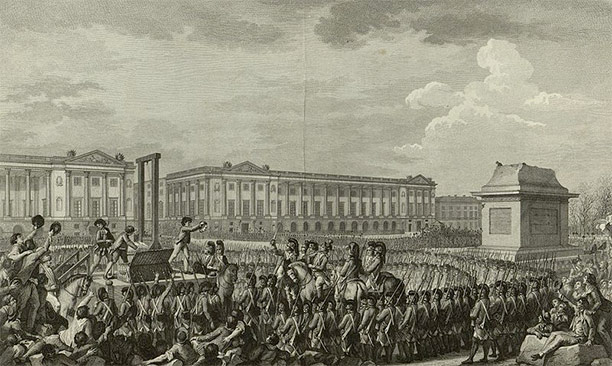 Execution of Louis XVI in the Place de la Révolution