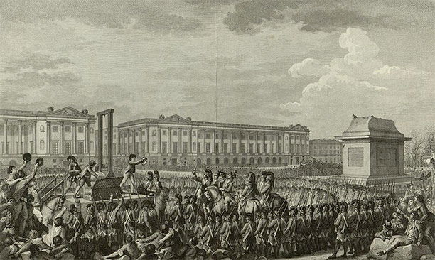 Execution of Louis XVI in the Place de la Révolution