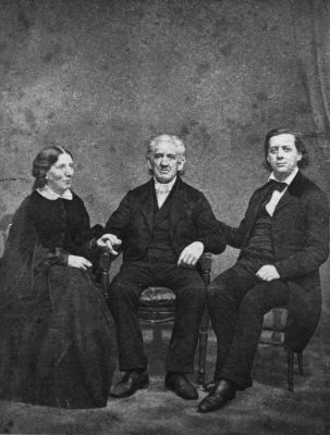 Harriet Beecher Stowe And His Family