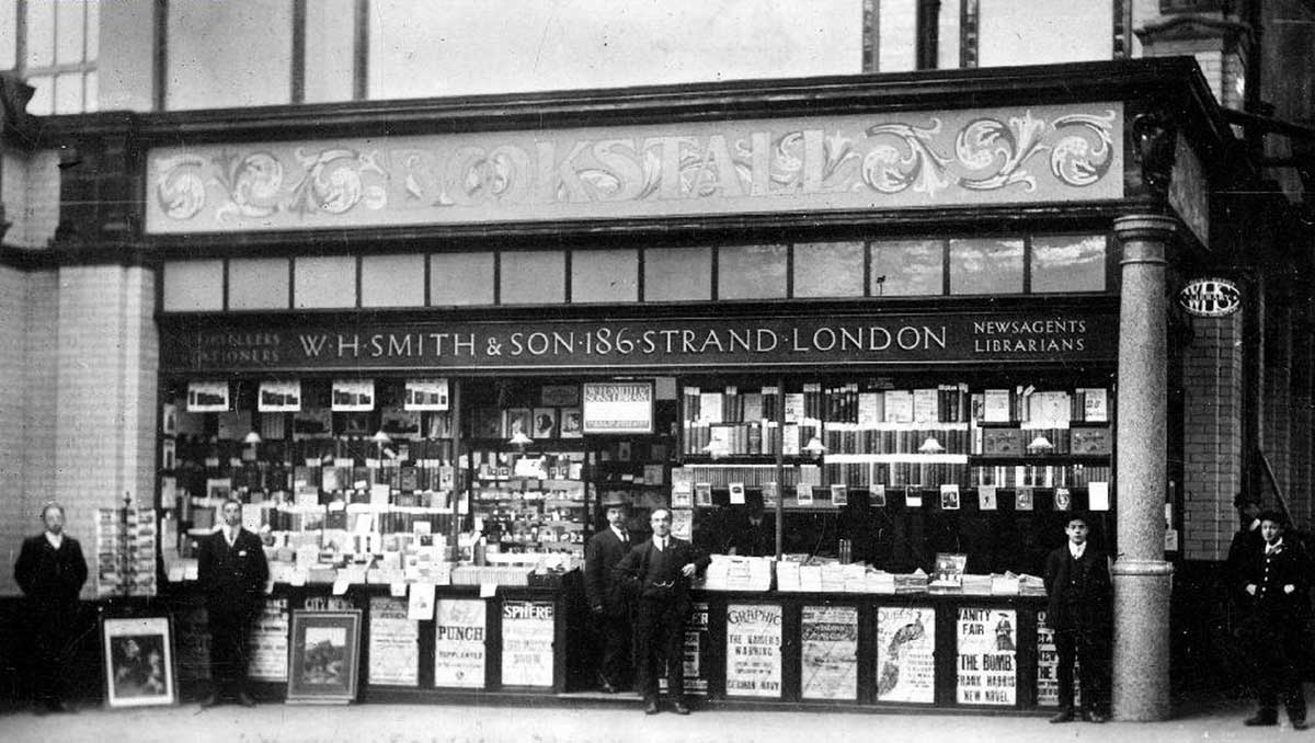 The First WH Smith Railway Bookstall History Today