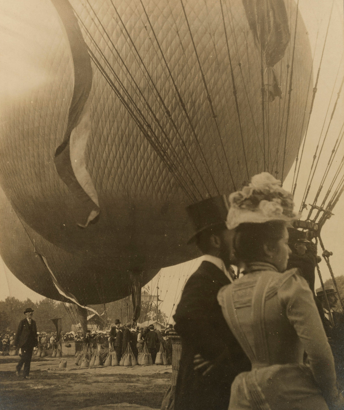 Ballooning at the Paris Olympics, 1900. National Air & Space Museum, Smithsonian Institution. Public Domain.