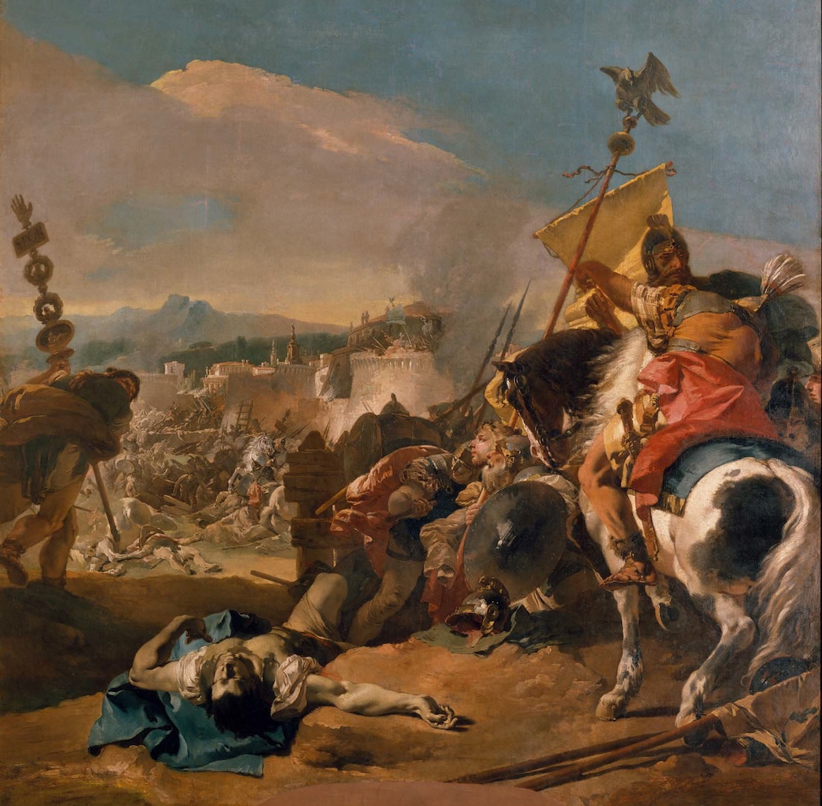 ‘The Capture of Carthage’, by Giovanni Battista Tiepolo, c. 1725-29. The Metropolitan Museum of Art. Public Domain.