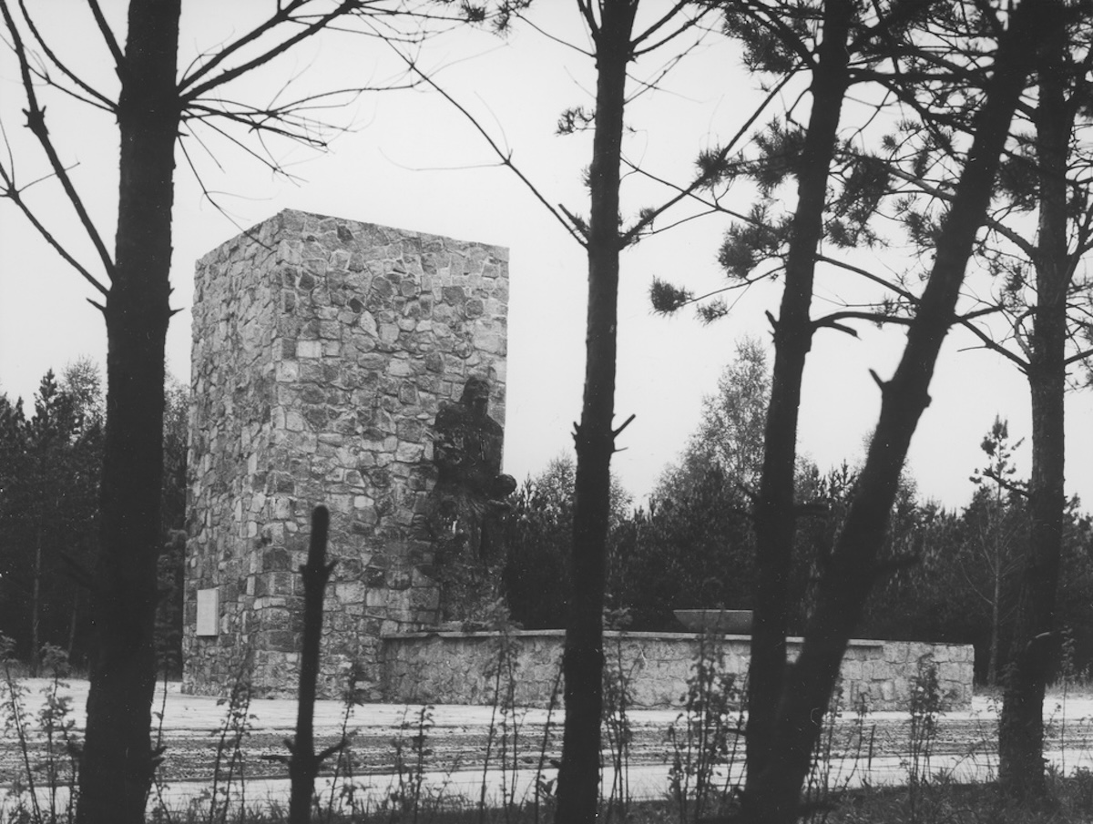 Memorial at the Sobibor concentration camp, c. 1980-90. United States Holocaust Memorial Museum, courtesy of Adam Kaczkowski.