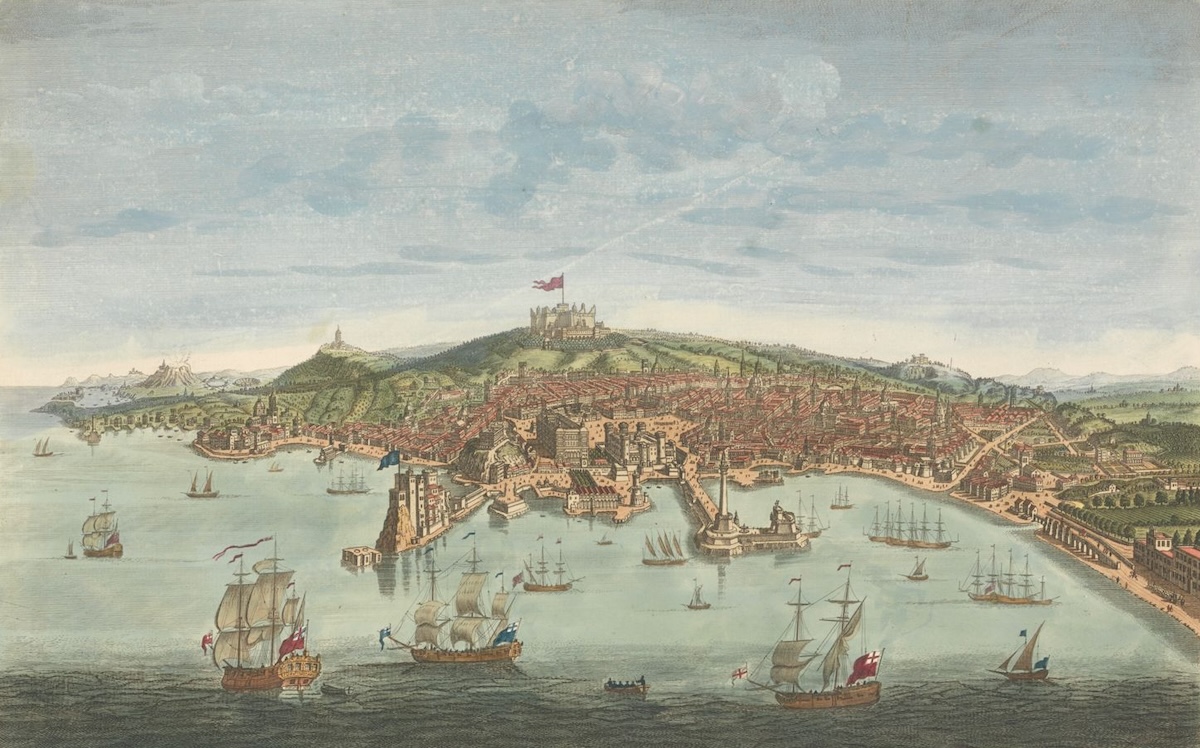 ‘A Perspective View of the City of Naples’, by Thomas Bowles III, 18th century. Yale Center for British Art, Paul Mellon Collection. Public Domain.