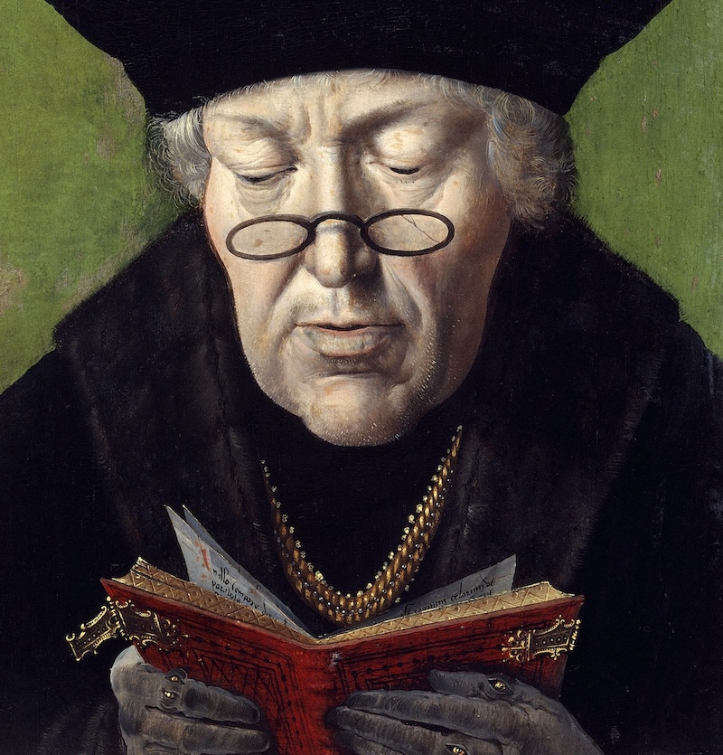 Thomas More reading a book, Flemish, 16th century. Photo Josse/Bridgeman Images.