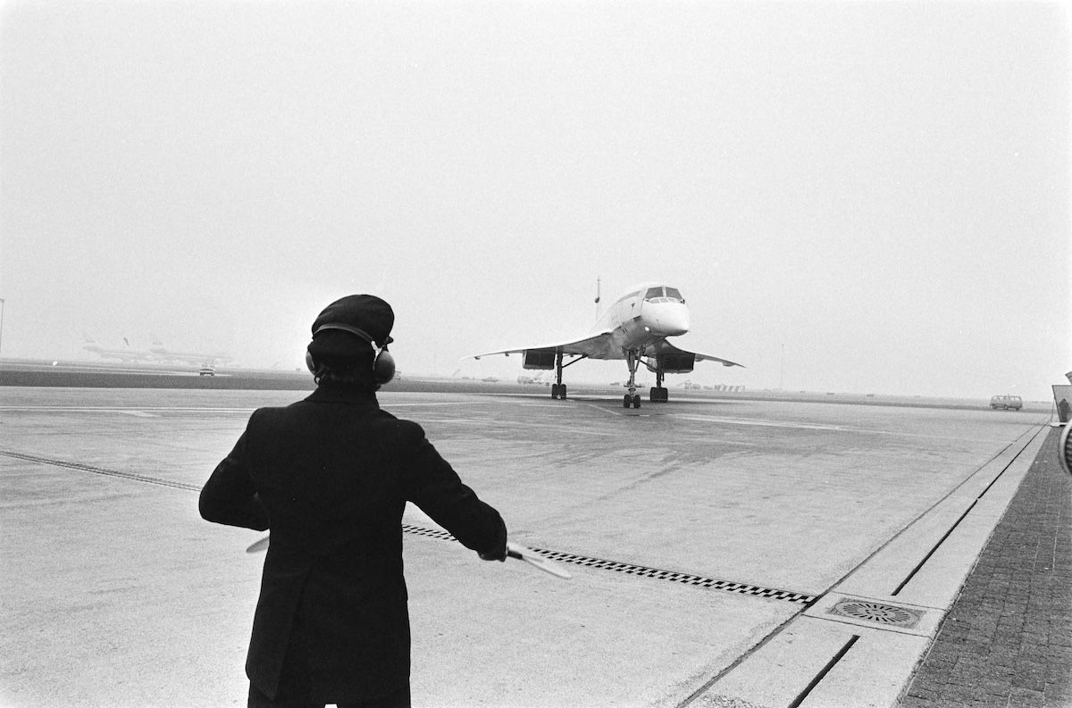 The arrival of Concorde at Schiphol Airport in the Netherlands, 27 February 1982. Nationaal Archief. Public Domain.