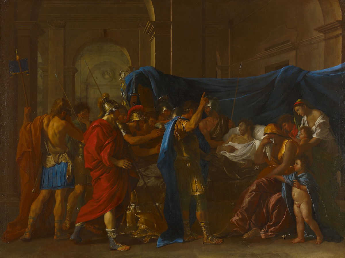 ‘The Death of Germanicus’, by Nicolas Poussin, 1627. Minneapolis Institute of Art. Public Domain.