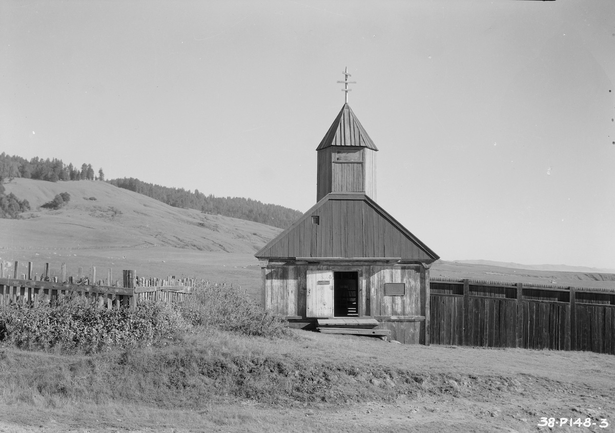 The Russian Chapel at Fort Ross, Sonoma County, California, 1930s. Library of Congress. Public Domain.