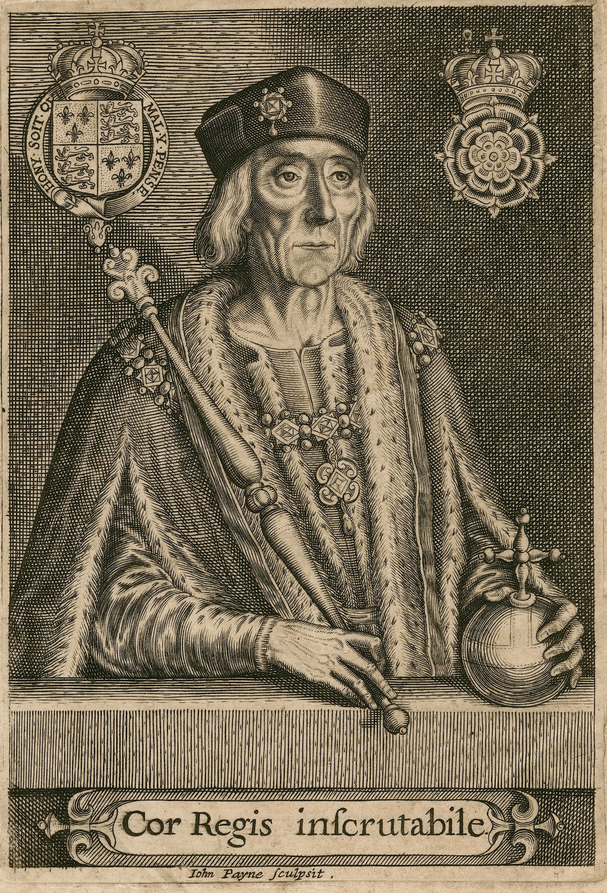 Henry VII, by John Payne, 1622. Folger Shakespeare Library. Public Domain.