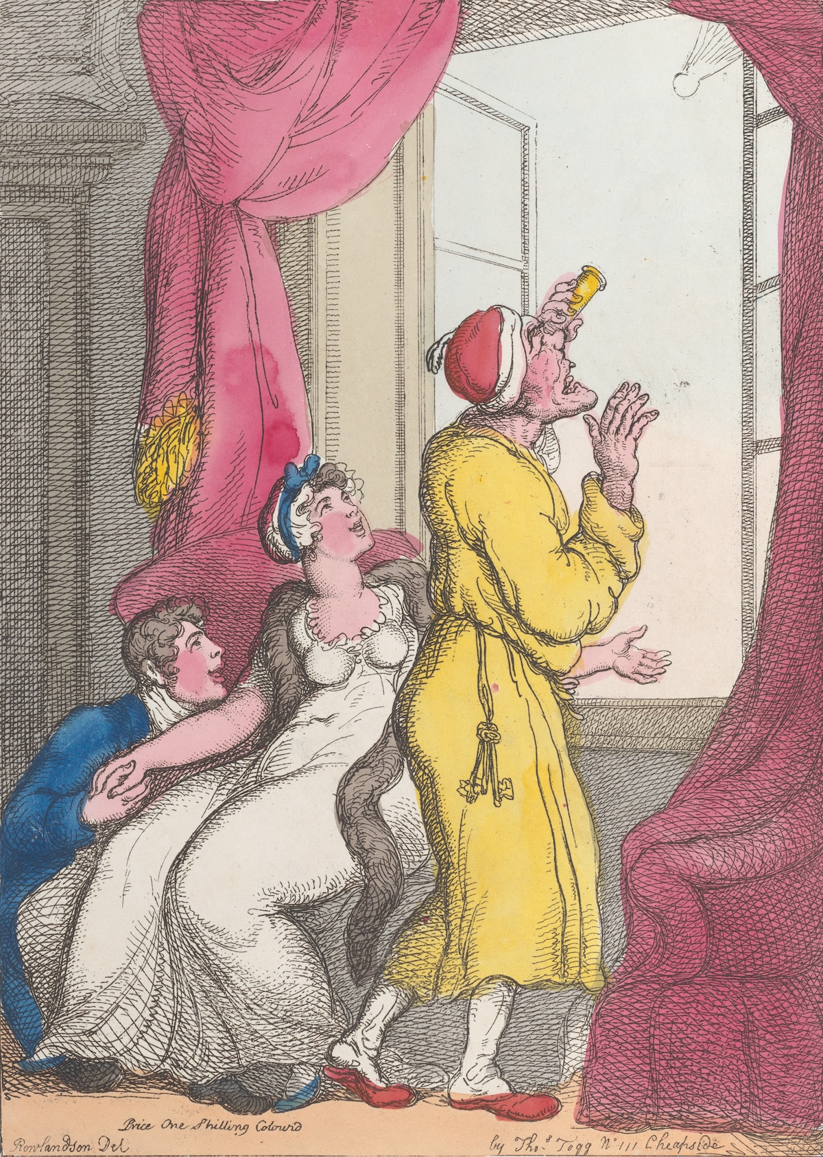 ‘Looking at the Comet till You Get a Crick in the Neck’, by Thomas Rowlandson, 20 September 1811. Metropolitan Museum of Art. Public Domain.