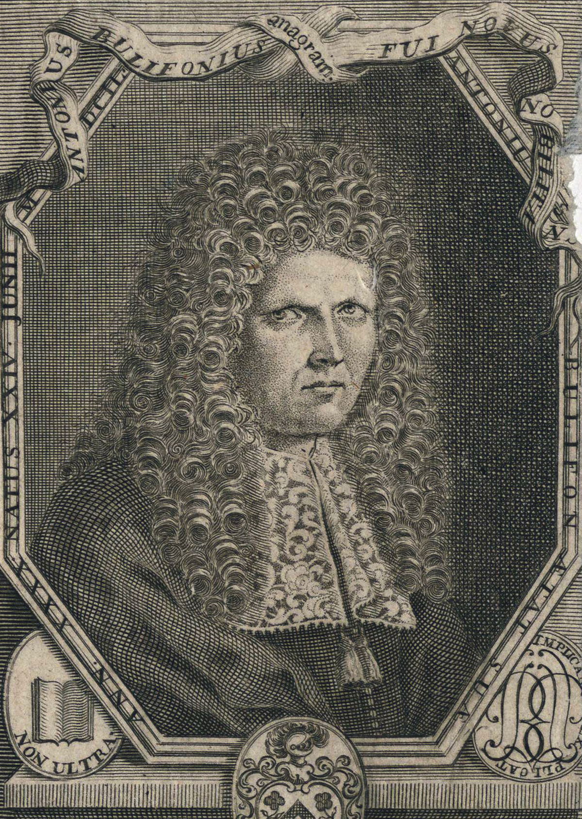 Portrait of Antonio Bulifon, published by his son, Nicola Bulifon, 1703-04. Rijksmuseum. Public Domain. Portrait of Antonio Bulifon, published by his son, Nicola Bulifon, 1703-04. Rijksmuseum. Public Domain.