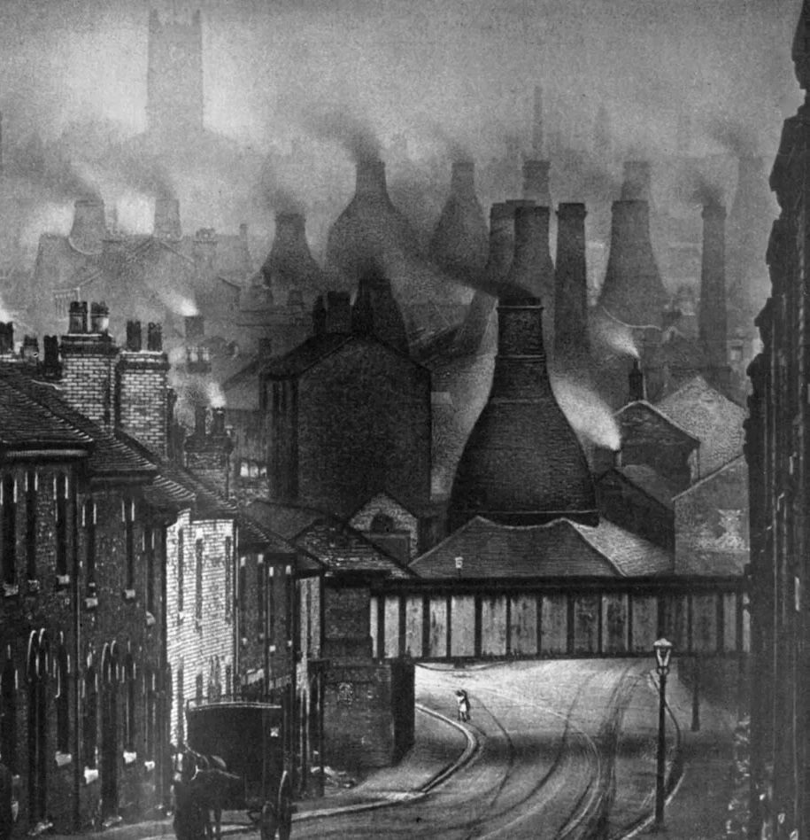 Photograph of the Potteries, Staffordshire, 1926. Heritage Images/TopFoto.