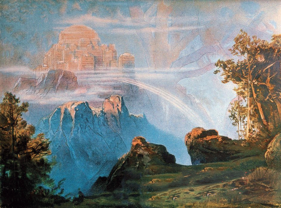 Valhalla, by Max Brückner, 1896.