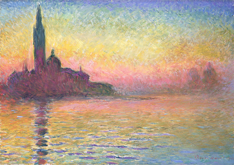 Monet's 'San Giorgio Maggiore by Twilight', 1908. National Museum Wales / Bridgeman Images