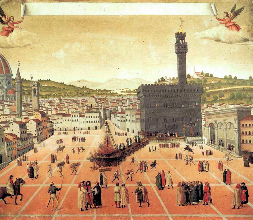 Painting (1650) of Savonarola
