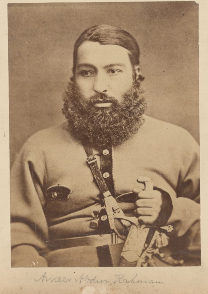 Abdur Rahman Khan, Amir of Afghanistan, c. 1879. Library of Congress. Public Domain.