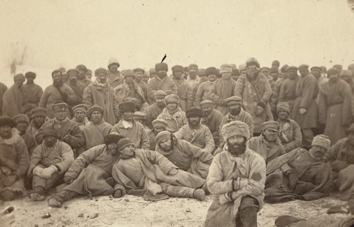 A group of convict labourers in Siberia, c. 1885-6. Library of Congress. Public Domain.