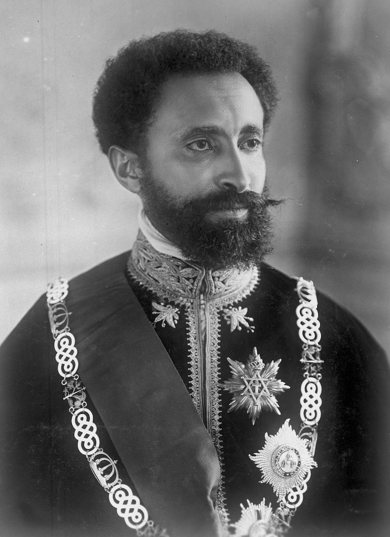 A portrait of Haile Salessie, c. 1930s. Narodowe Archiwum Cyfrowe. Public Domain.