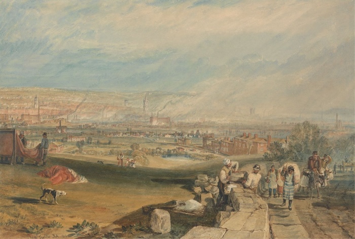 Leeds, by Joseph Mallord William Turner, 1816. Yale Center for British Art, Paul Mellon Collection. Public Domain.