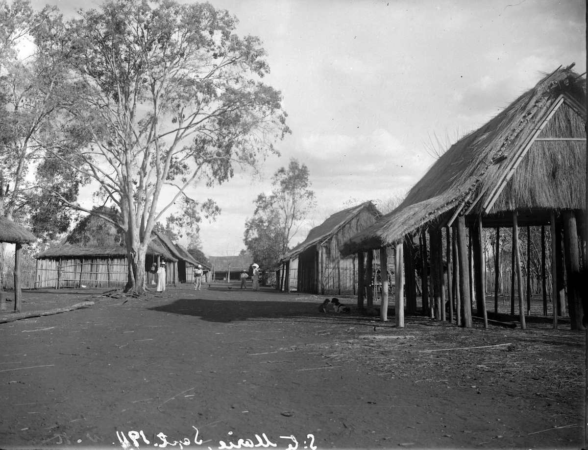 A village in Madagascar during French rule by Swedish photographer Walter Kaundern, c. September 1911. The National Museums of World Culture. Public Domain.