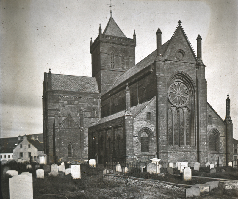 : St Magnus Cathedral, Kirkwall, Orkney, c.1900.