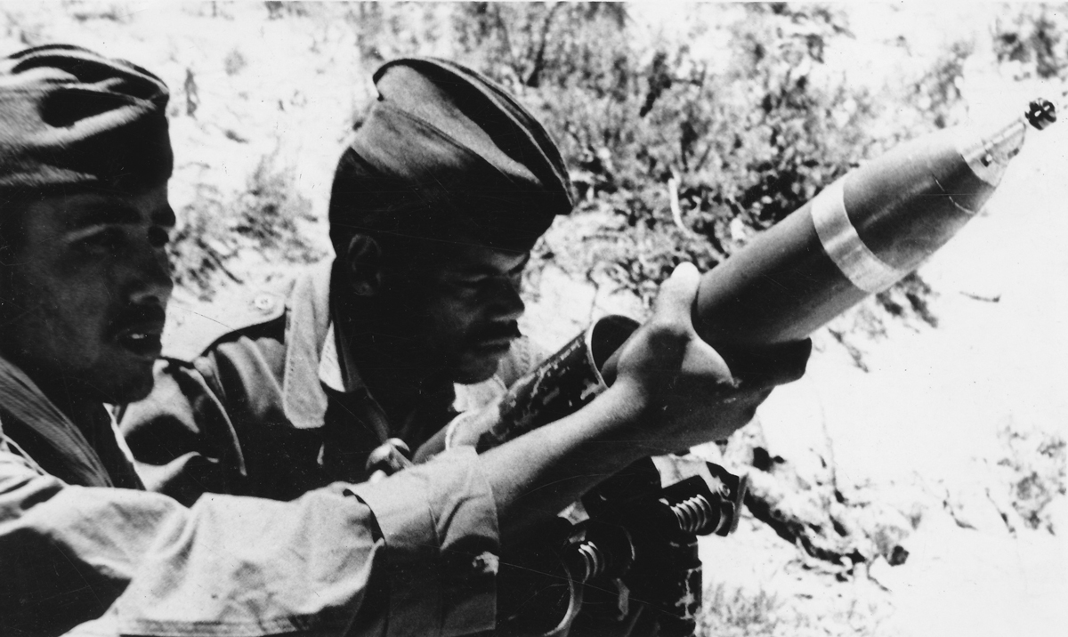 Soldiers of the National Liberation Army during the Algerian War of Independence