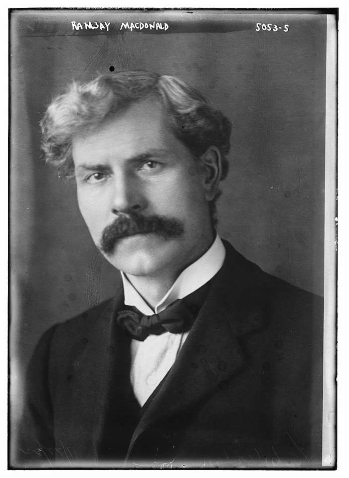 Ramsay MacDonald, c. 1915-20. Library of Congress. Public Domain.