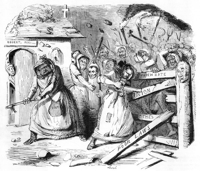 ‘Rebecca and her Daughters’, Punch, 1 July 1843. Punch Cartoon Library/TopFoto 