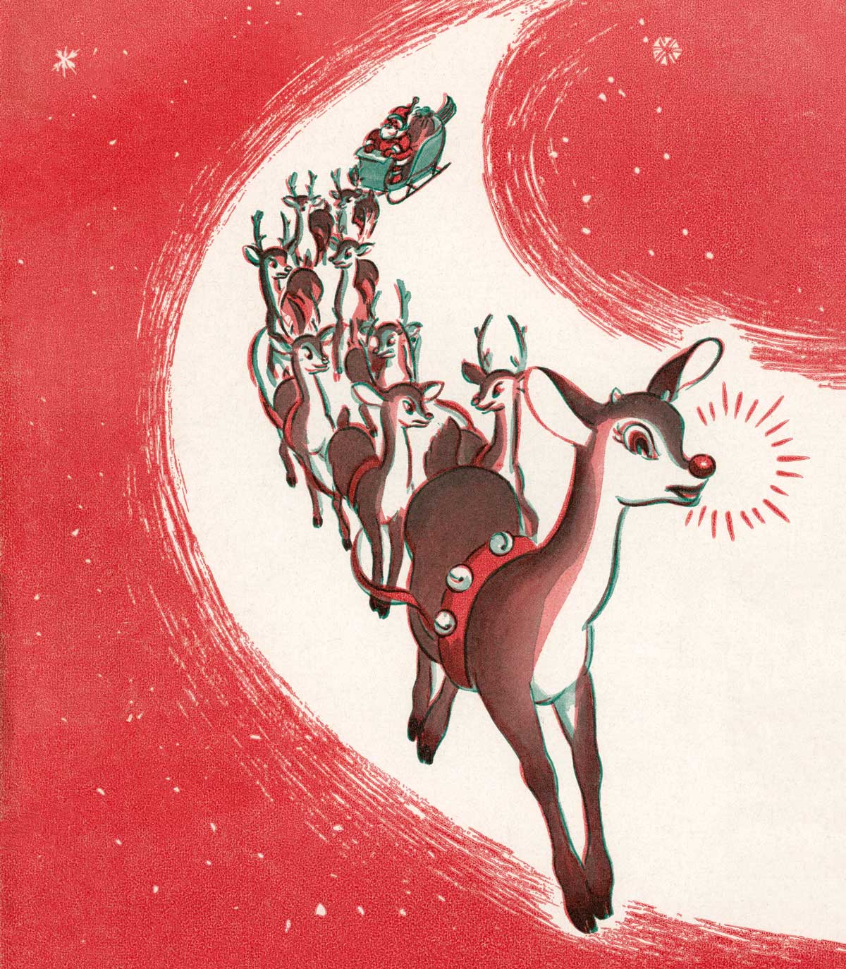 Santa's Lost Sleigh: A Christmas Book about Santa and His Reindeer [Book]