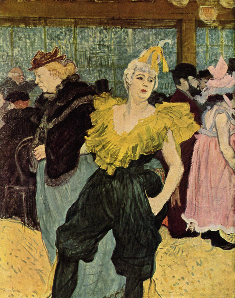 The Clown Cha-U-Kao, Henri de Toulouse-Lautrec, 1895.