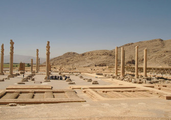 The Apadana Palace, Persepolis, Iran, 2008.