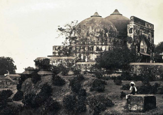 the Babri Masjid, Ayodhya, c.1867. 