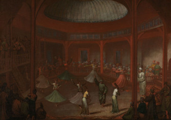 ‘Dancing Dervishes’ by Jean Baptiste Vanmour, c. 1720-1737. Rijksmuseum. Public Domain.