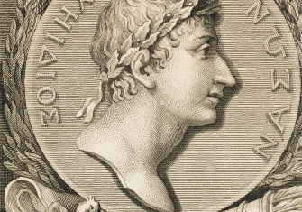 Silent witness: Ovid, engraving after a coin, undated. Mary Evans Picture Library.