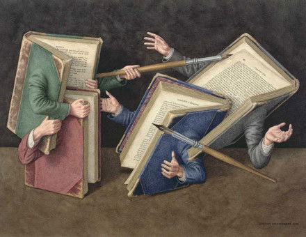 A Literary Joust, by Jonathan Wolstenholme, 2006.