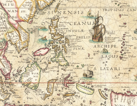 Map of the Moluccas, by Petrus Plancius, Amsterdam, 1617. State Library of New South Wales. Public Domain.