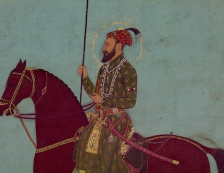 Equestrian portrait of the Mughal emperor Aurangzeb, c. 17th century. Metropolitan Museum of Art. Public Domain.