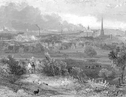 View of Birmingham, c.1860. Heritage Images/TopFoto.