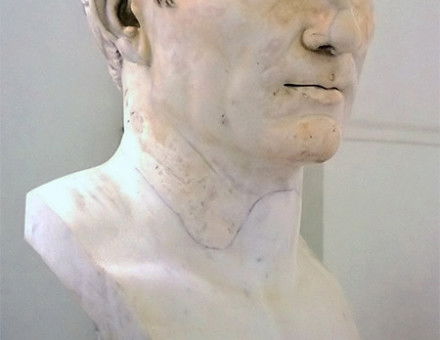 Bust of Gaius Julius Caesar in the National Archaeological Museum of Naples. Taken by Andreas Wahra in March 1997